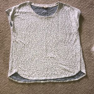 Leopard print top T-shirt